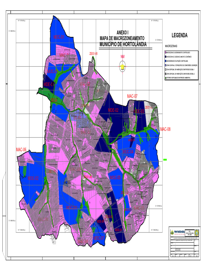 ANEXO I - PLANO DIRETOR - Mapa Macrozoneamento | PDF