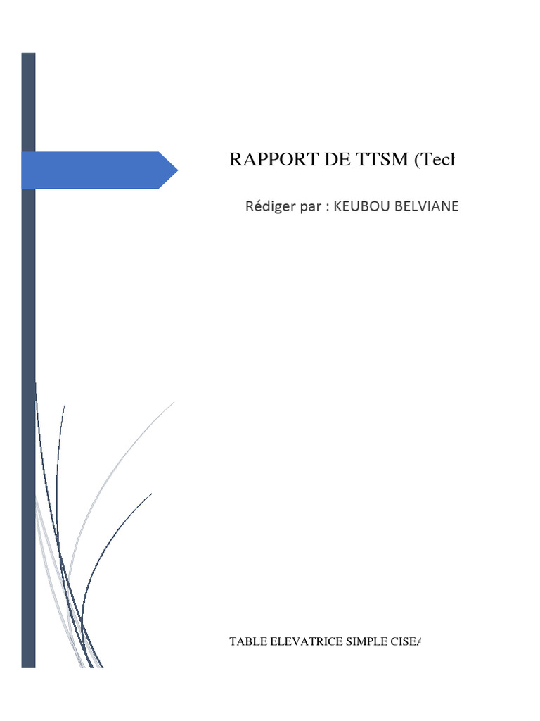 Maintenance des Tables Élévatrices TTSM | PDF | Ingénierie mécanique