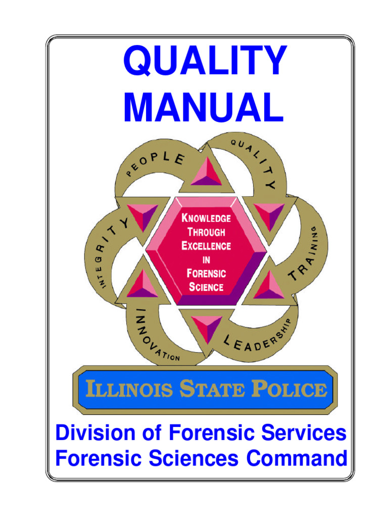 Quality Manual PDF Quality Assurance Forensic Science