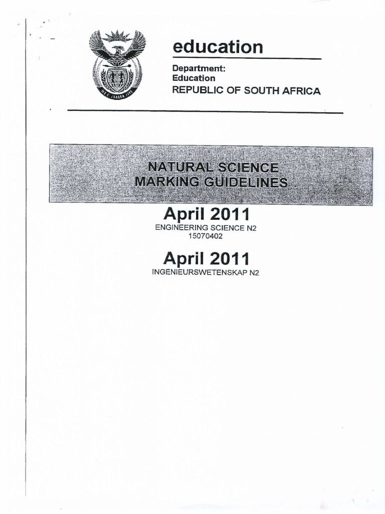 2011 April n2 Engineering+Science+Memo | PDF