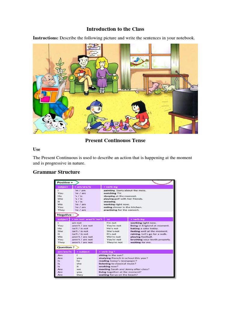 Introduction To The Class | PDF | Language Arts & Discipline