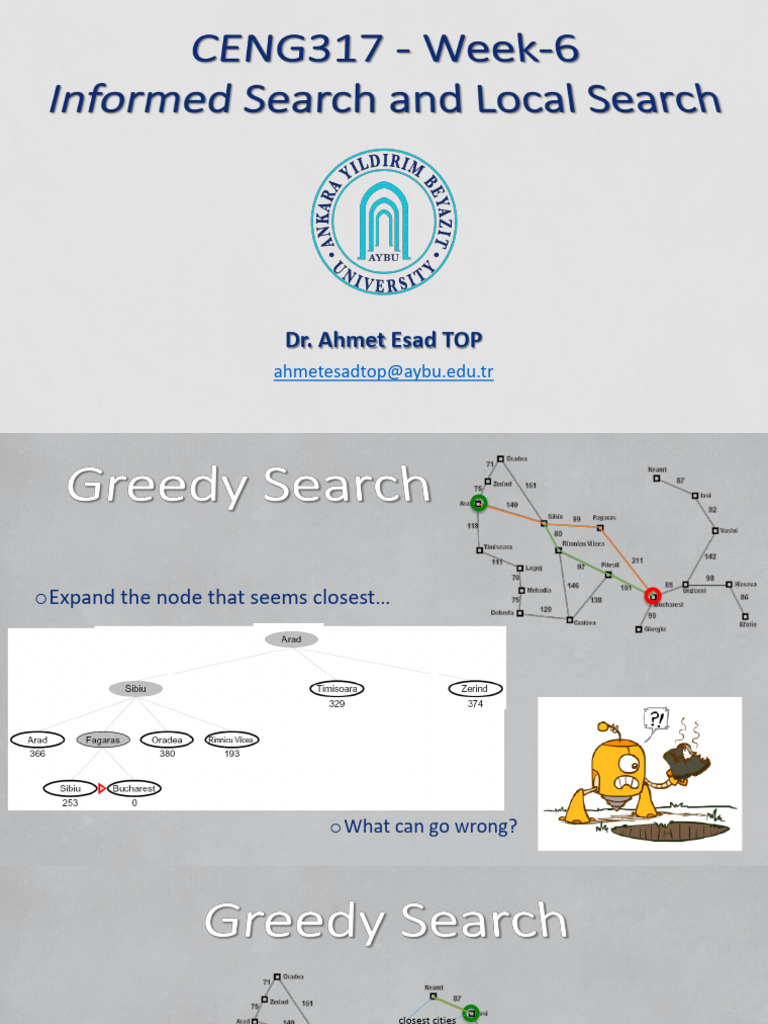Week-6 - Informed Search and Local Search | PDF | Genetic Algorithm ...
