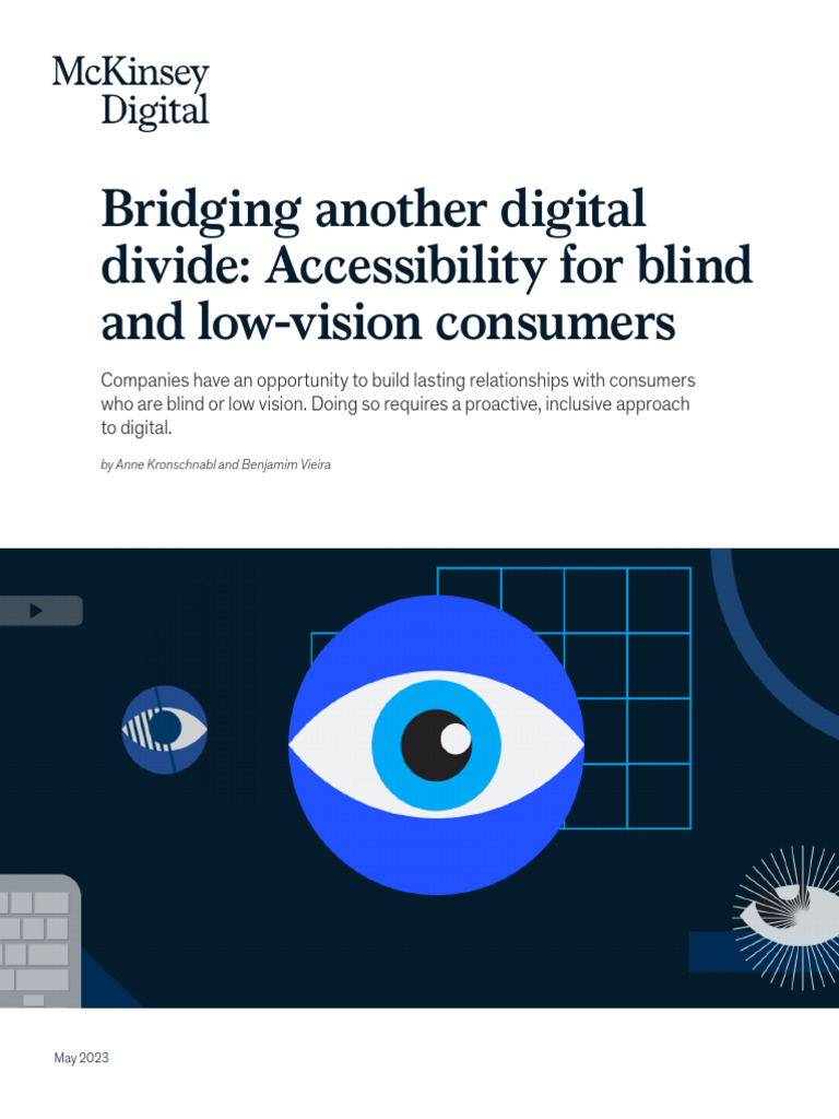 McKinsey 2023 Bridging Another Digital Divide Accessibility for Blind