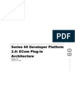 Series 60 Developer Platform 2.0: Ecom Plug-In Architecture: January 23, 2004