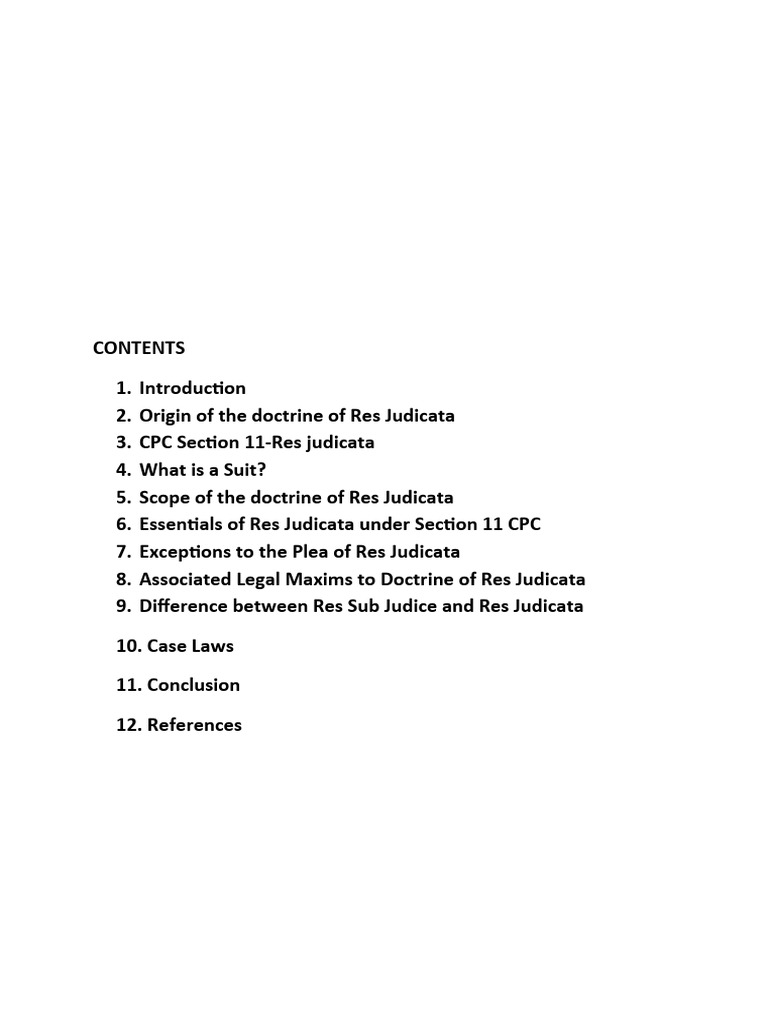 Exceptions to Res Judicata Explained | PDF | Res Judicata | Lawsuit