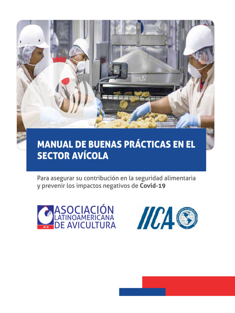 Manual de Buenas Prácticas en El Sector Avícola | PDF | Lavado de manos