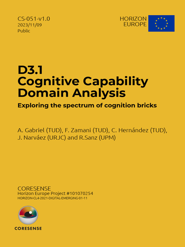 Coresense D3.1 | PDF | Memory | Thought