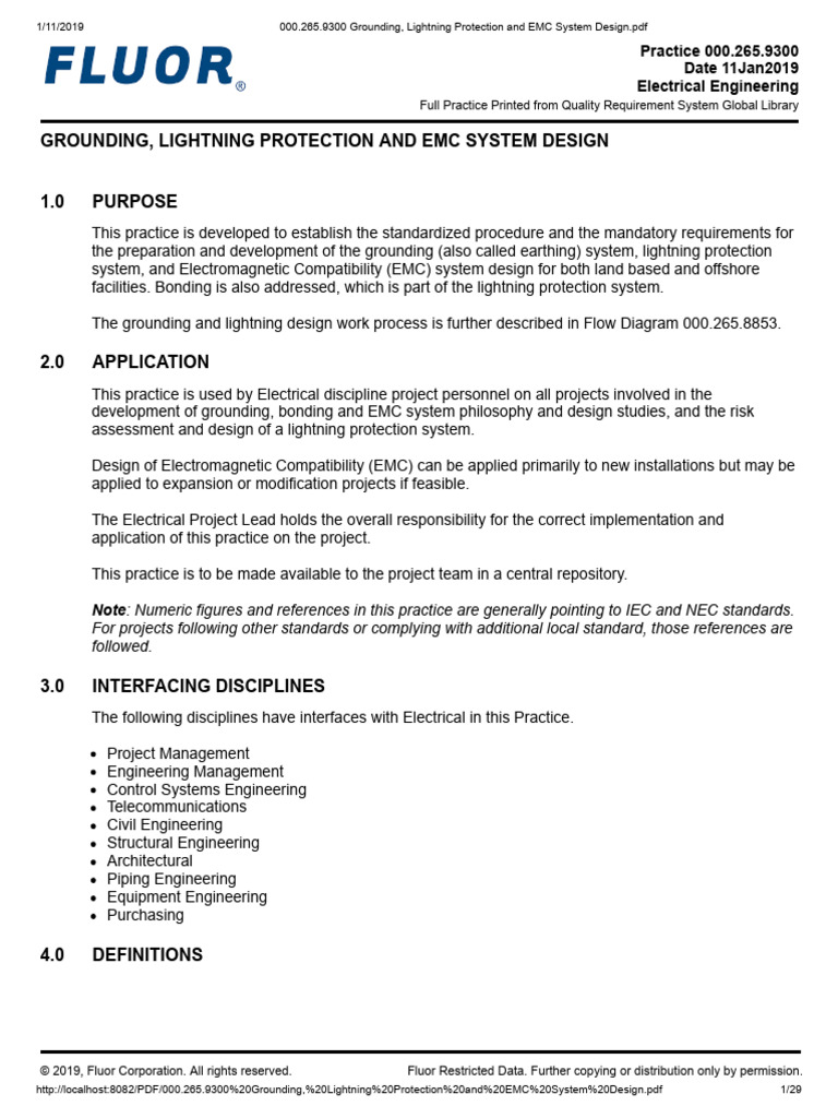 000 265 9300 Grounding Lightning Protection And Emc System Design