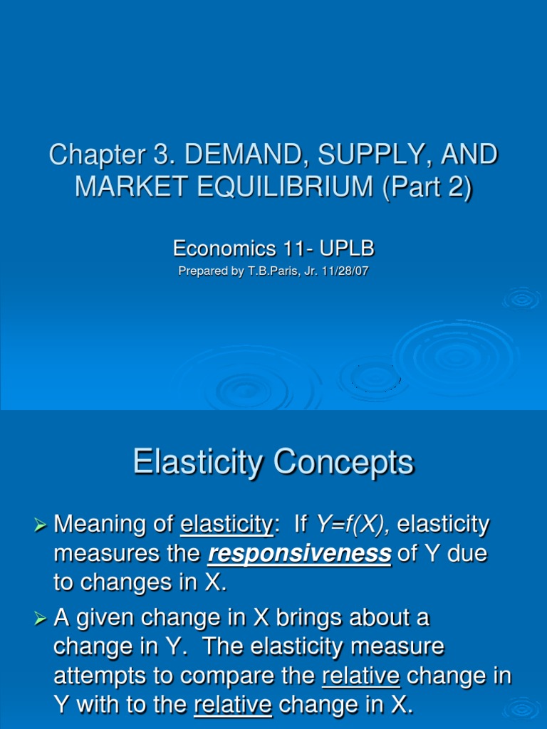 Understanding Demand Elasticity Concepts | PDF | Price Elasticity Of ...