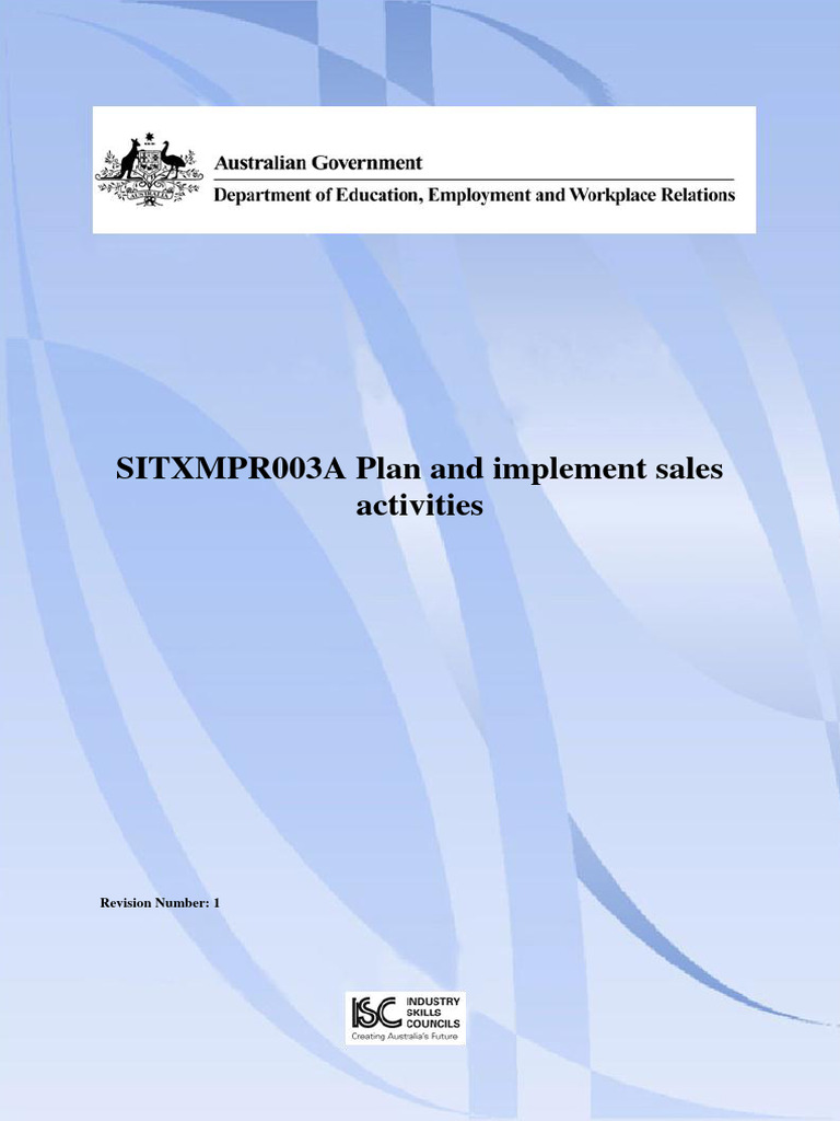 Sales Activity Planning Guide | PDF | Sales | Marketing