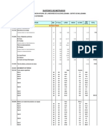 Metrados de Cerco Perimetrico y Obras Exteriores