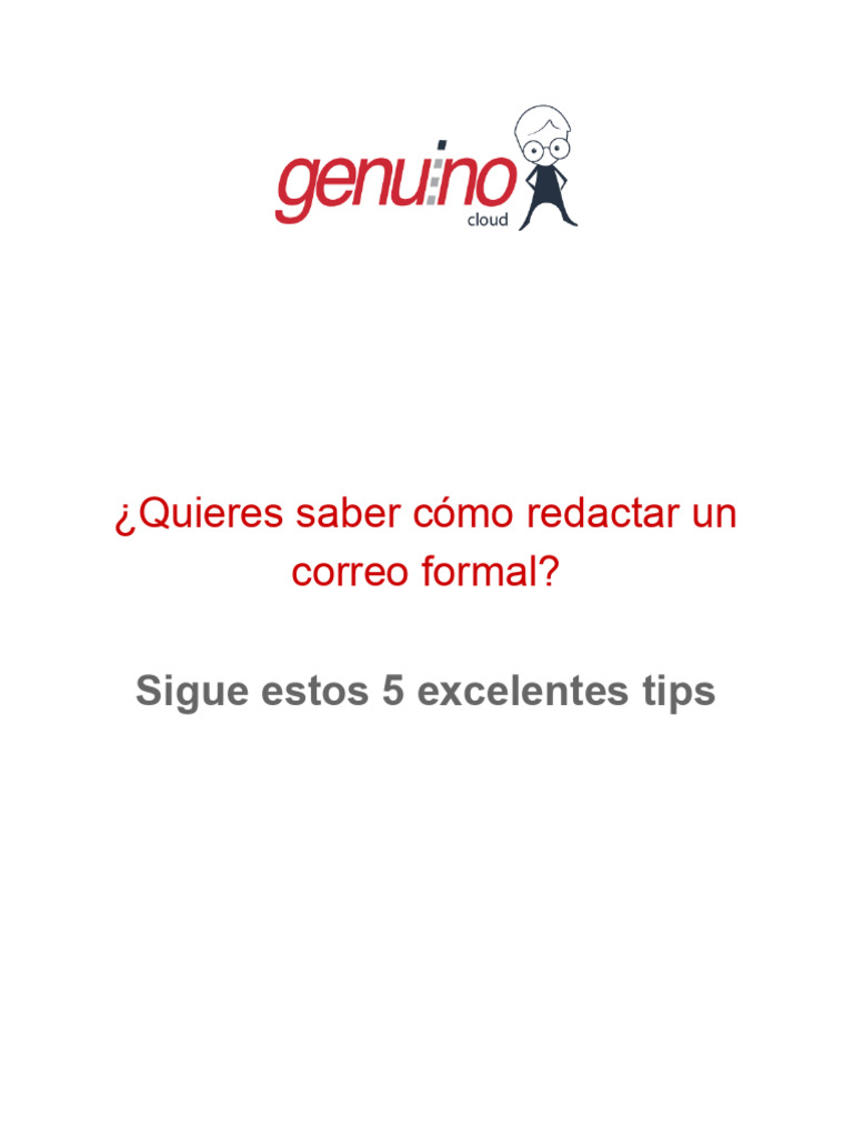 Cómo redactar un correo formal | PDF | Caso de carta