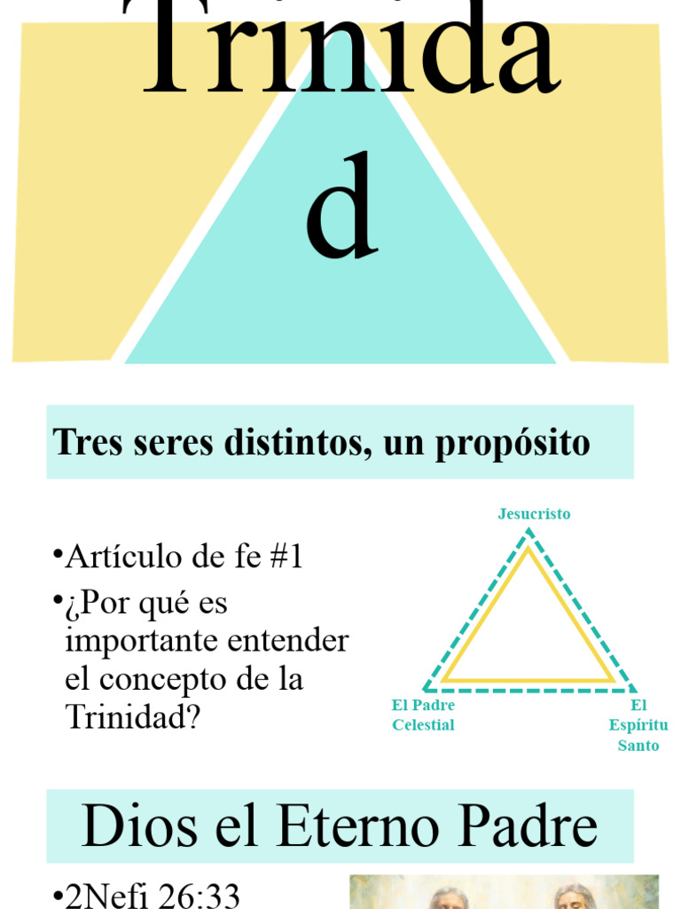 Entendiendo la Trinidad en la Fe | PDF | Religión y espiritualidad