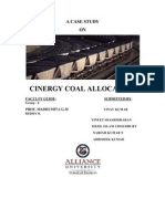Cinergy Coal Allocation