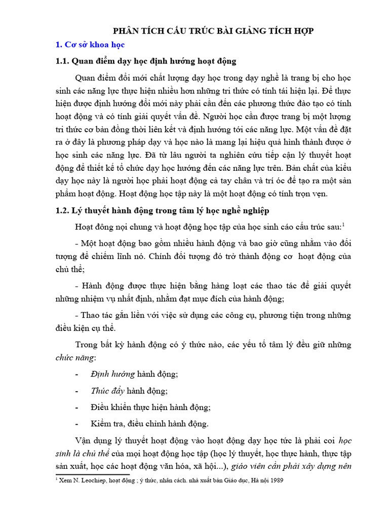 Phan Tich Bai Giang Tich Hop | PDF