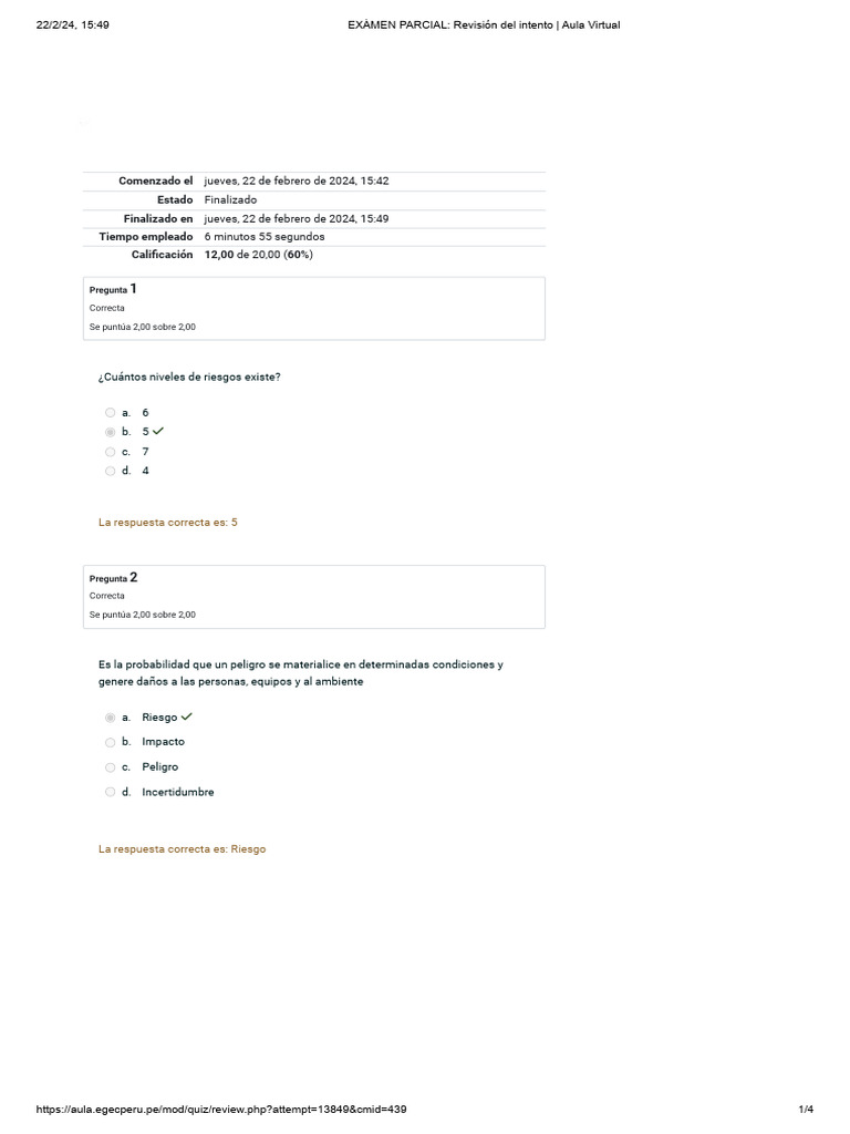 Exámen Parcial - SS - TT | PDF | Crecimiento personal y profesional