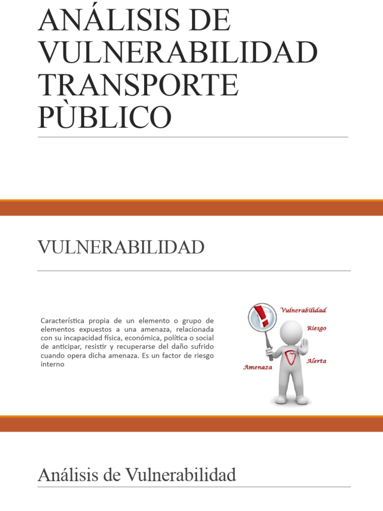 Analisis de Vulnerabilidad | PDF | Riesgo