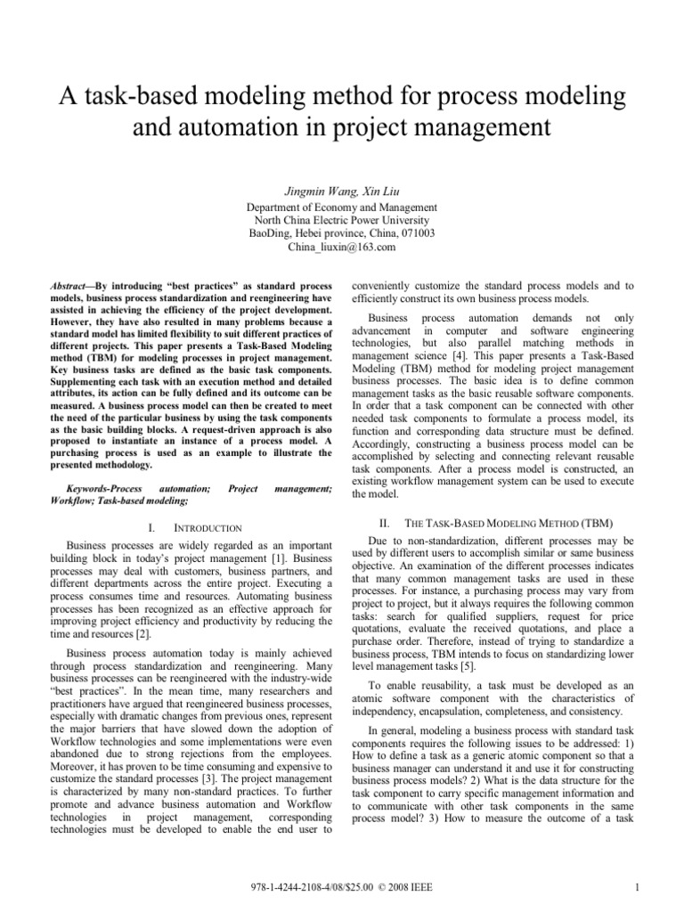 It Process Modeling