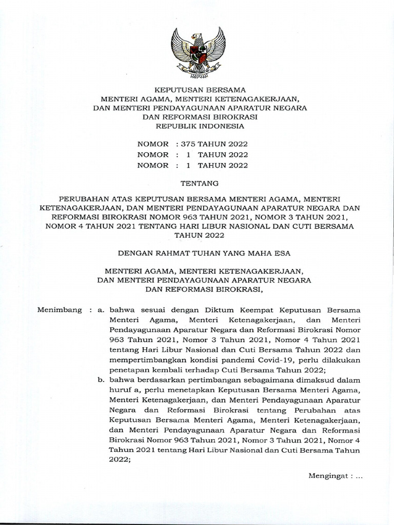 Tanggal Merah 17 Agustus Jadi Hari Minggu, Apakah Seninnya Libur? Cek SKB 3 Menteri