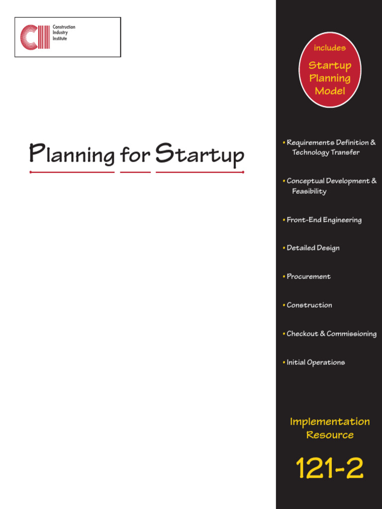 Lanning For Tartup: Startup Planning Model | PDF | Startup Company ...