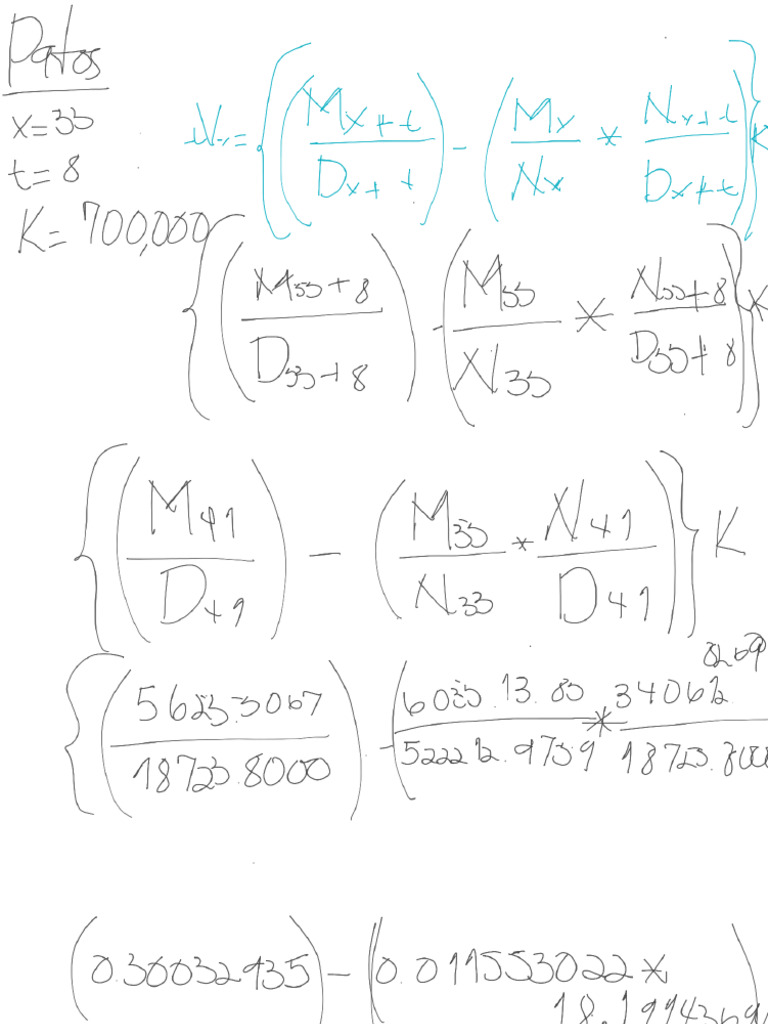 Reserva Matemática | PDF