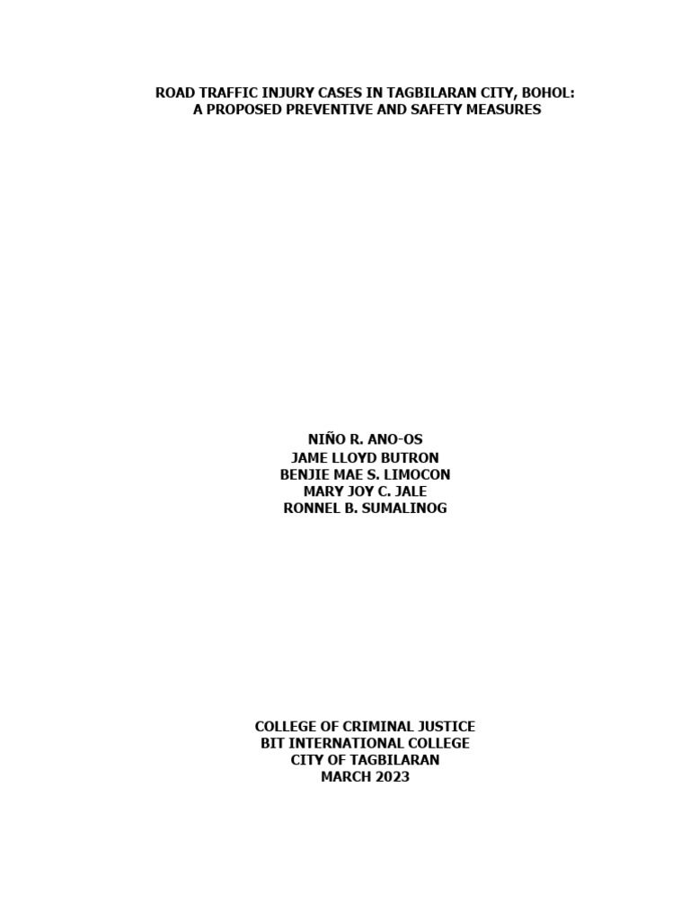 Chapter 1 Ano Os Ccj Pre Oral 5 Pdf Traffic Collision Traffic