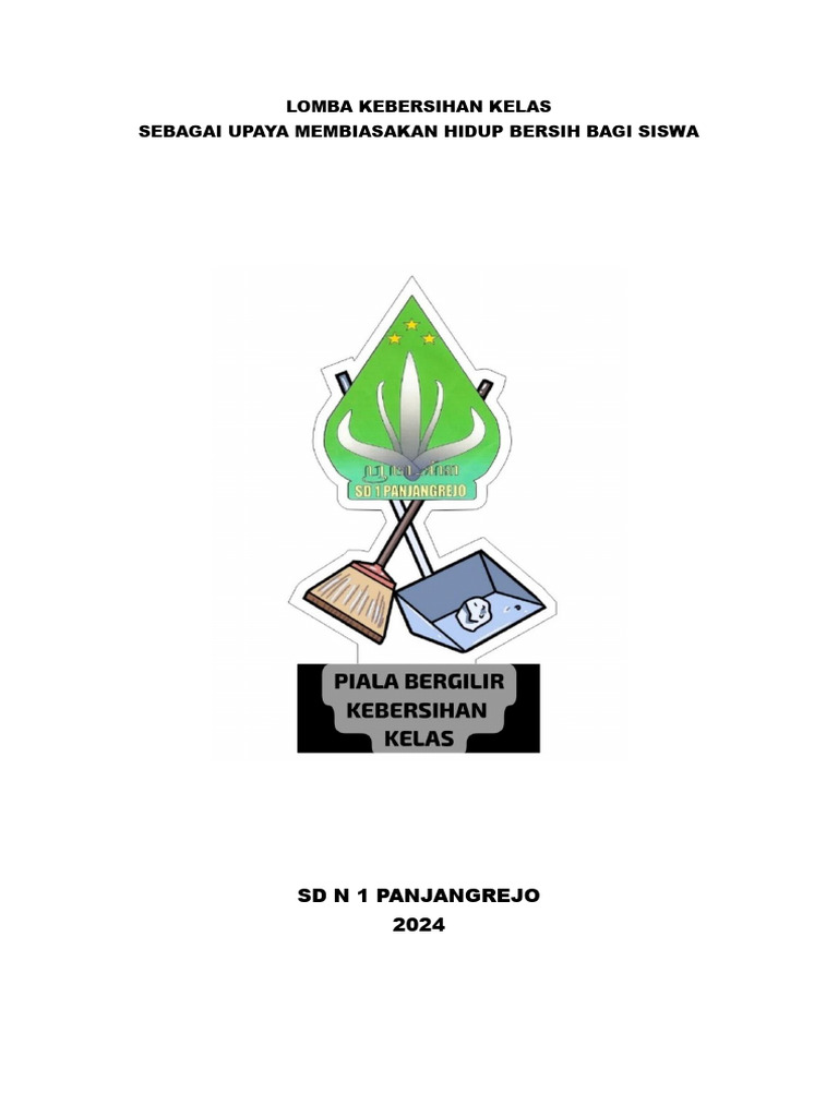 Lomba Kebersihan Kelas Pdf
