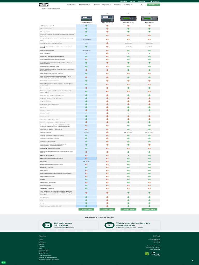 Comparison Tool | PDF