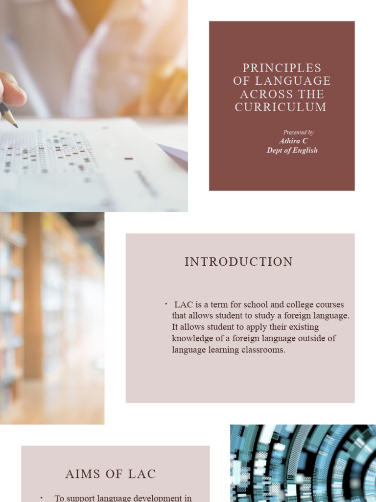 Language Across The Curriculum | PDF