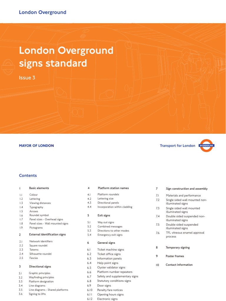 Overground signs standard pdf