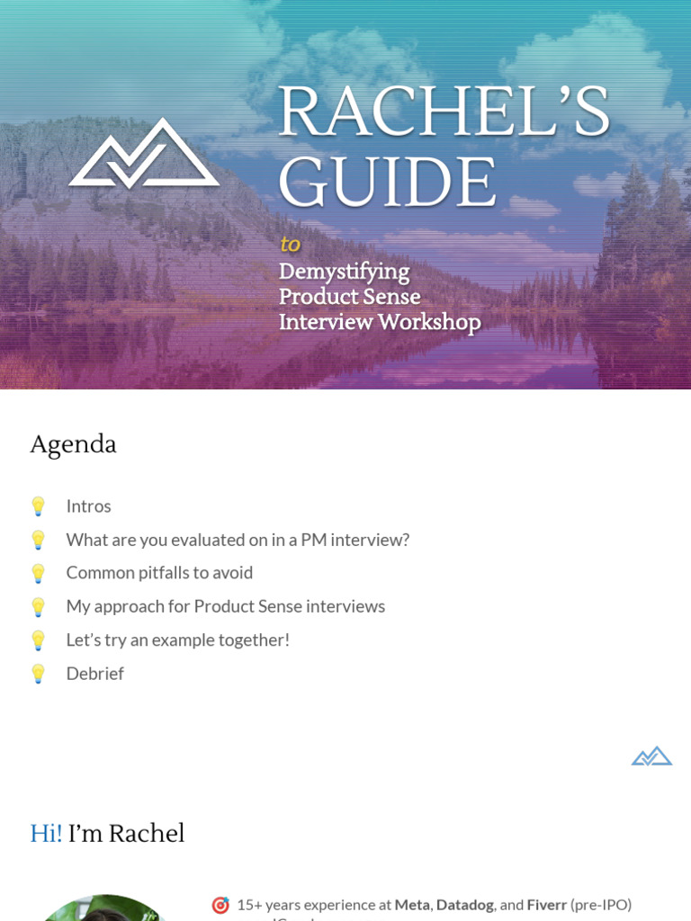 Product Sense Workshop Deck | PDF | Market Segmentation | Brainstorming