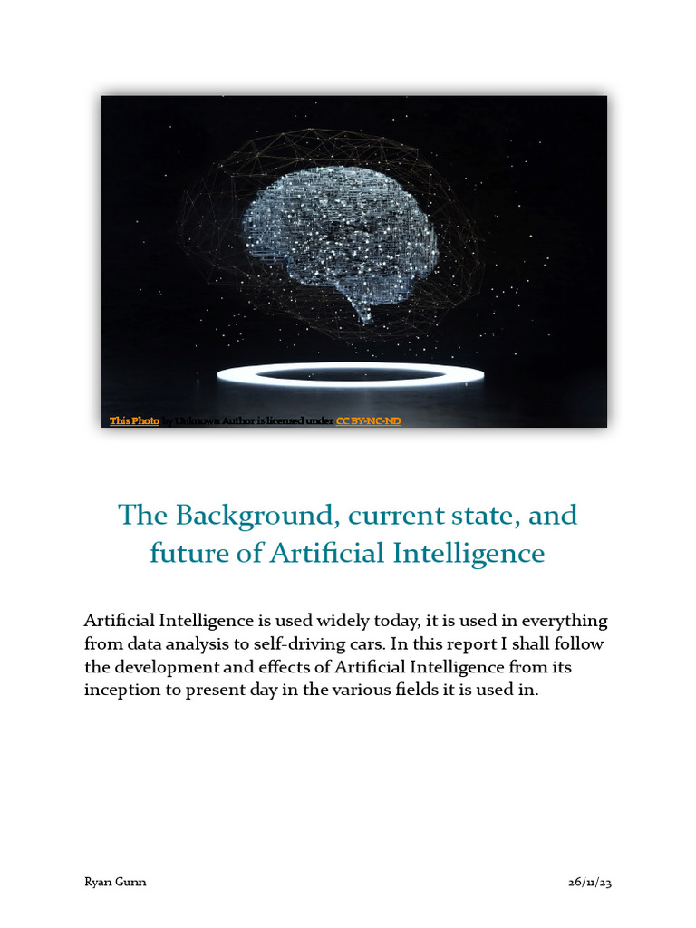 Evolution and Future of Artificial Intelligence | PDF | Artificial ...