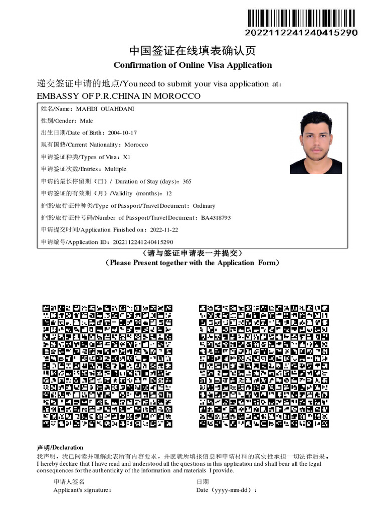 ApplyForm 2022112241240415290 | PDF