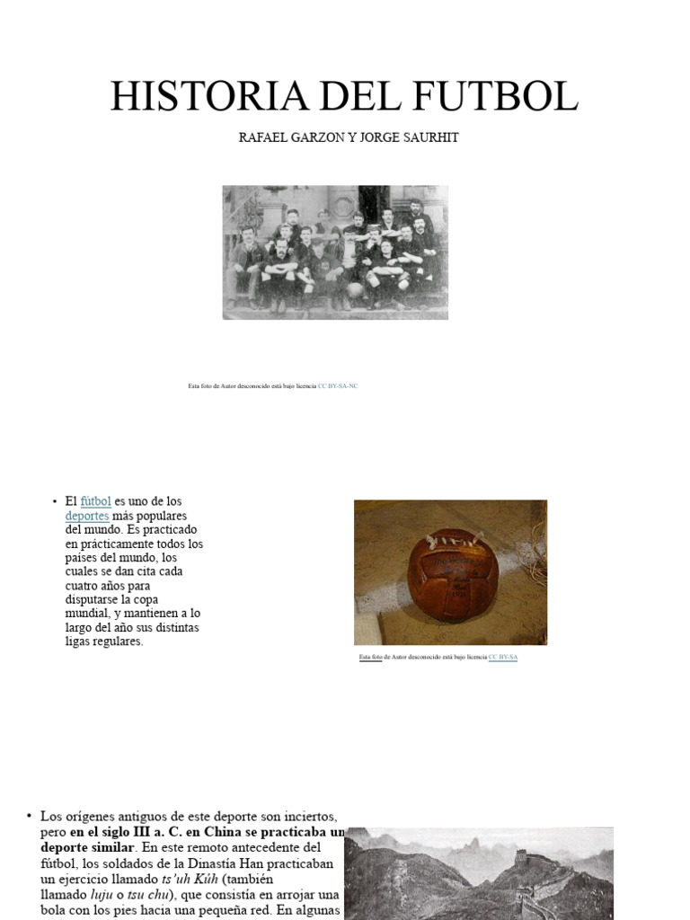 Historia Del Futbol | PDF | Asociación de Futbol | Deportes