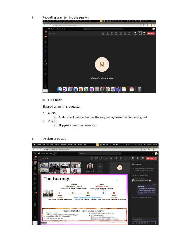Session Recording Guidelines | PDF