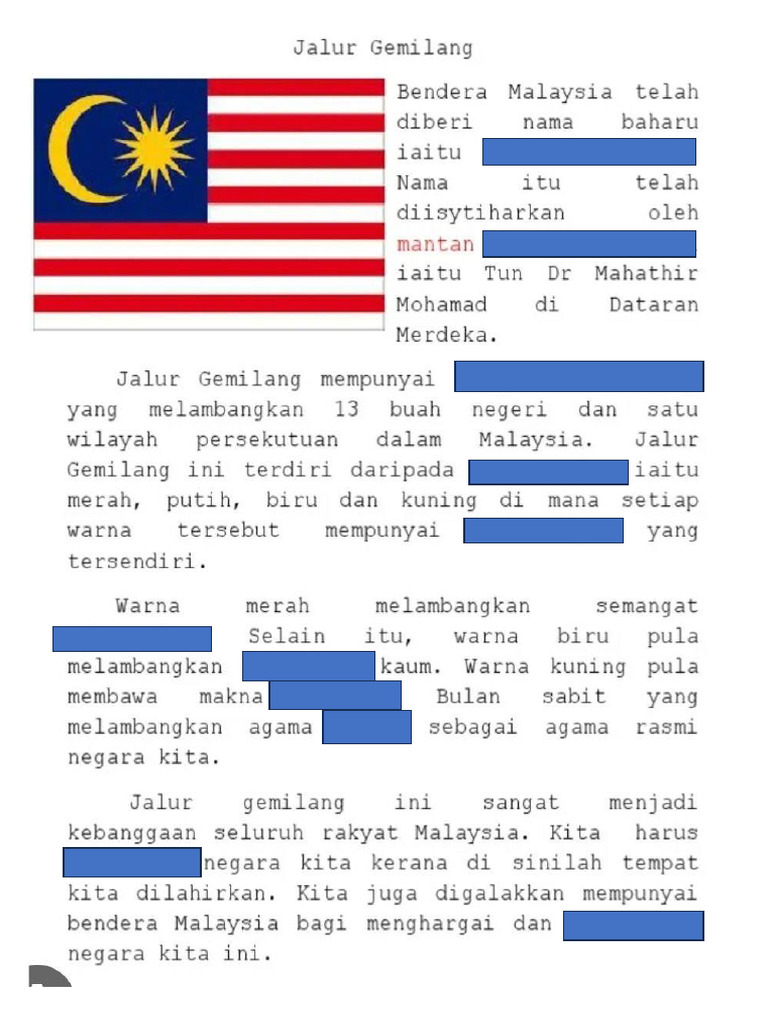 Jalur Gemilang Pdf