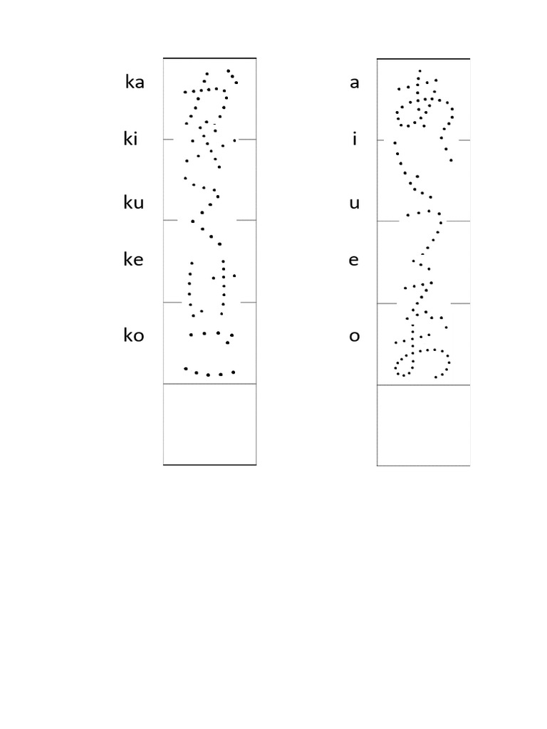 あ行、か行 (прописи) | PDF