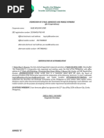 SEC Annex G: Change of Contact Info | PDF | U.S. Securities And ...