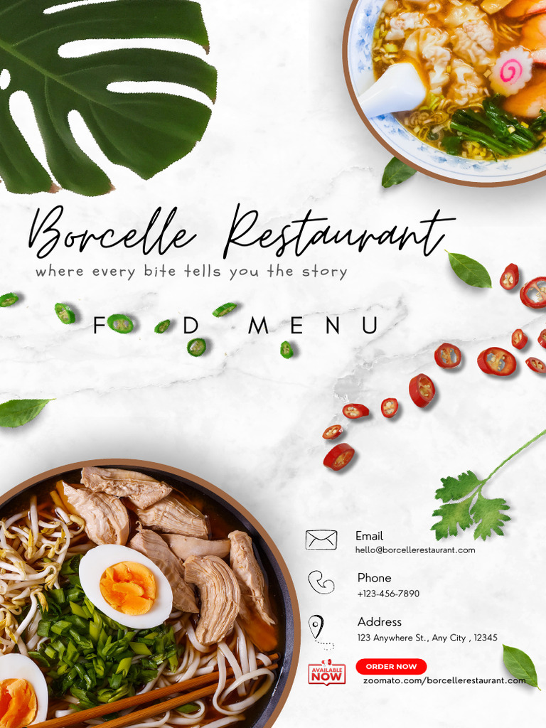 Restaurant Menu | PDF | Curry | Food And Drink