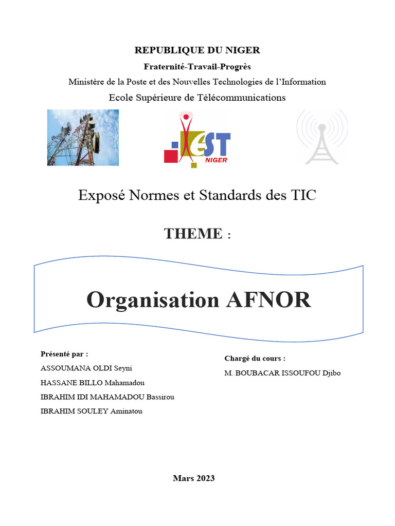 Normes AFNOR : Guide Essentiel | PDF | Organisation internationale de ...