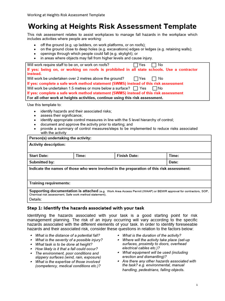 Nottinghamshire Heights Risk Assessment | PDF | Hazards | Risk