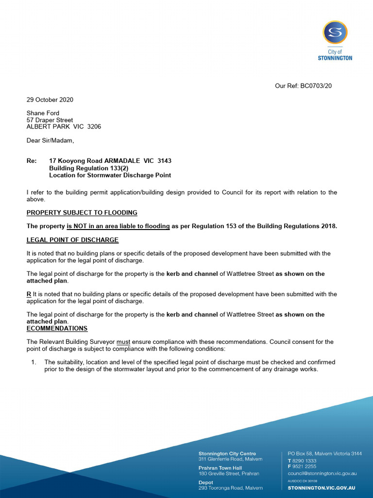 Stormwater Discharge Point Guidelines | PDF | Pipe (Fluid Conveyance ...