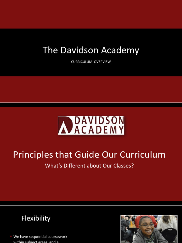 Davidson Academy Curriculum Overview | PDF | Educational Assessment ...