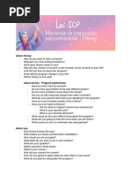 Disney College Program Interview Guide | PDF