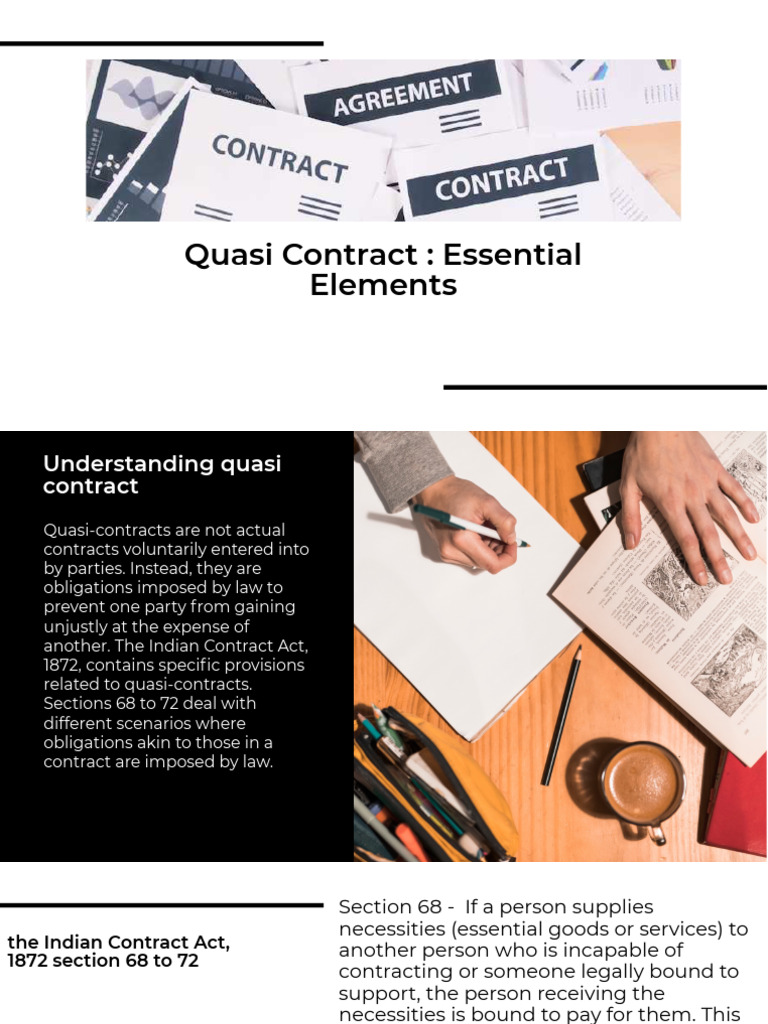 Quasi Contract India A Breif Study | PDF | Law Of Obligations ...