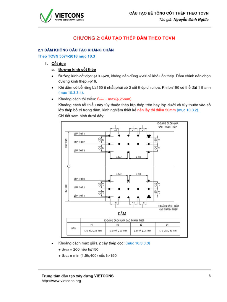 Cau Tao Thep Dam Theo TCVN | PDF
