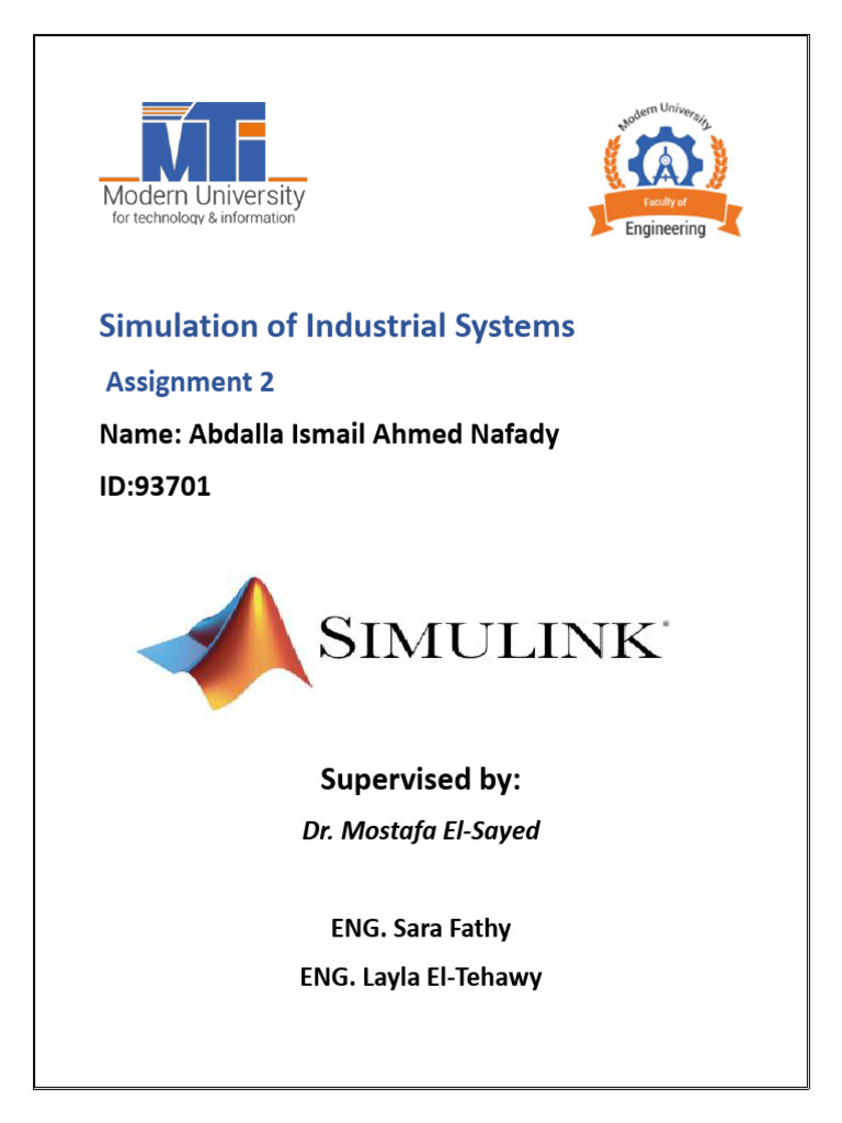 Industrial Systems Simulation Assignment | PDF
