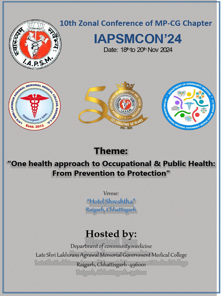 IAPSMCON 2024: One Health Conference | PDF | Medicine | Health Care