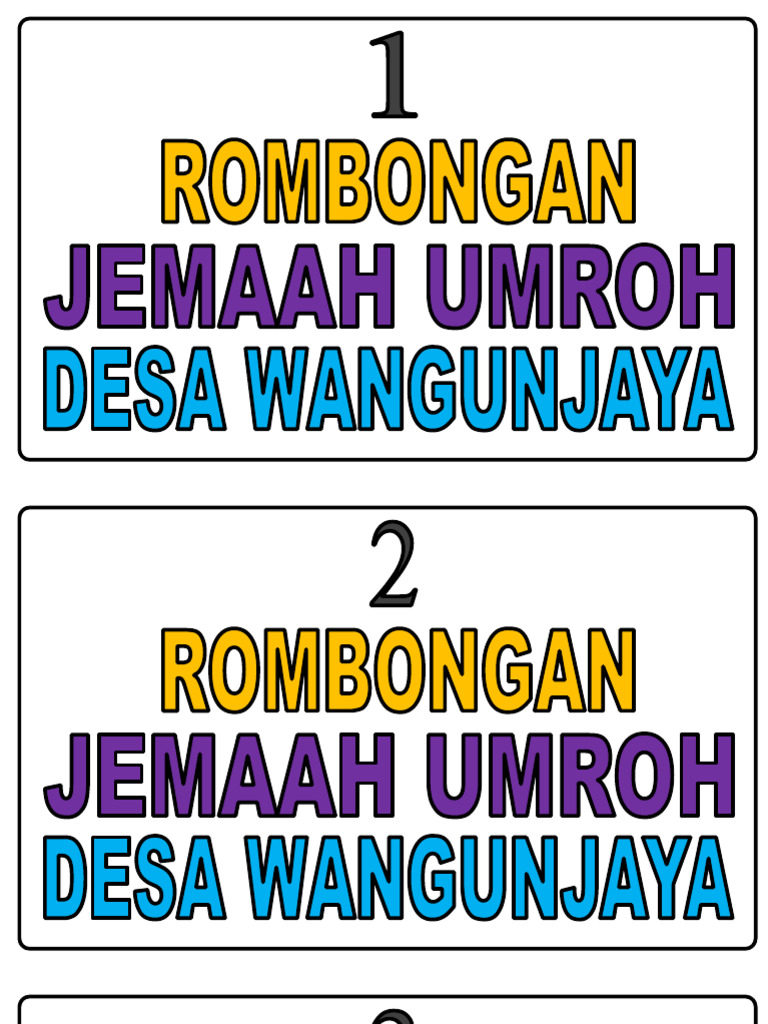 Rombongan Jemaah Haji Pa Rodiman | PDF
