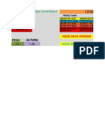 Tabela de Imc